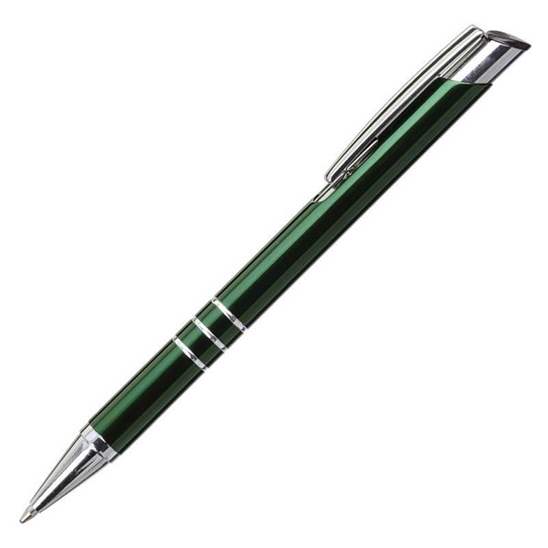 Obrázky: Tmav.zelené hliníkové pero se třemi stříbr. proužky, Obrázek 5