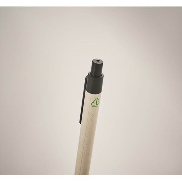 Obrázky: Recyklované kuličkové pero černé doplňky, Obrázek 2