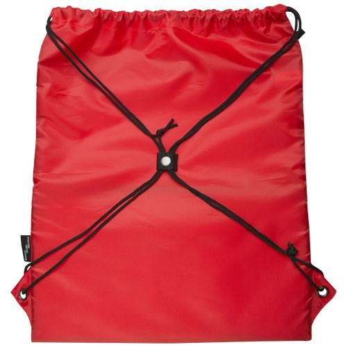 Obrázky: Recyklovaný červený skládací batoh s přední kapsou, Obrázek 6