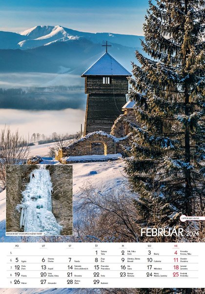 Obrázky: SPOZNÁVAME SLOVENSKO, nástenný kalendár 340x485 mm, Obrázek 2