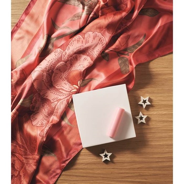 Obrázky: Šátek z recykl. saténového polyesteru, červený, Obrázek 7