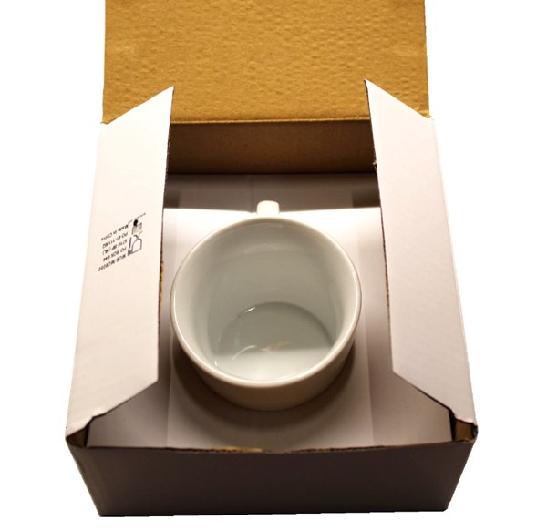 Obrázky: Bílý porcelánový šálek 160 ml s podšálkem, Obrázek 4
