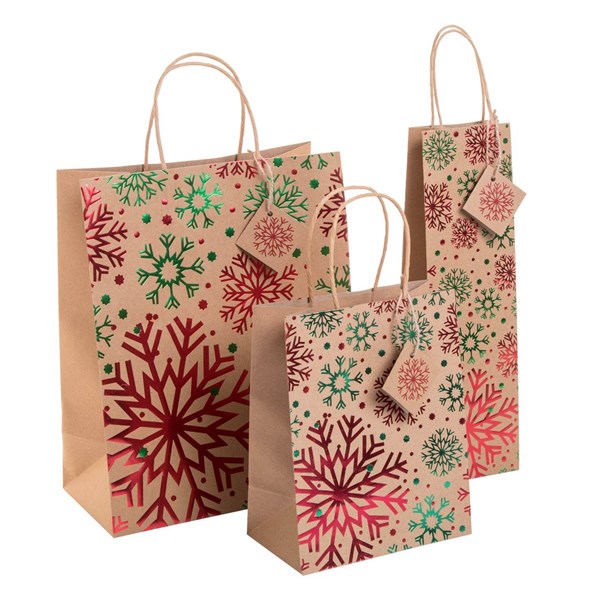 Obrázky: Vánoční dárková taška, malá, 18 x 23 x 10,5 cm, Obrázek 3
