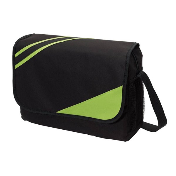 Obrázky: Konferenční taška se zelenou klopou na suchý zip