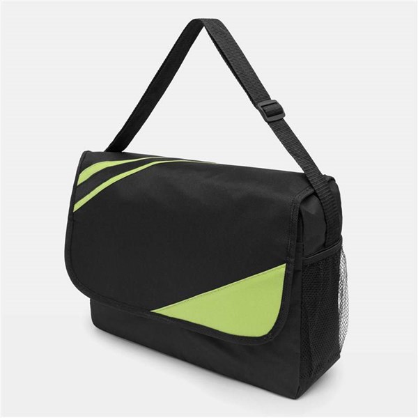 Obrázky: Konferenční taška se zelenou klopou na suchý zip, Obrázek 3