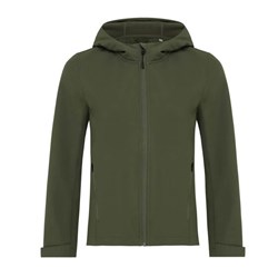 Obrázky: Dám. softshell bunda Makalu z rec. PES, khaki XXL