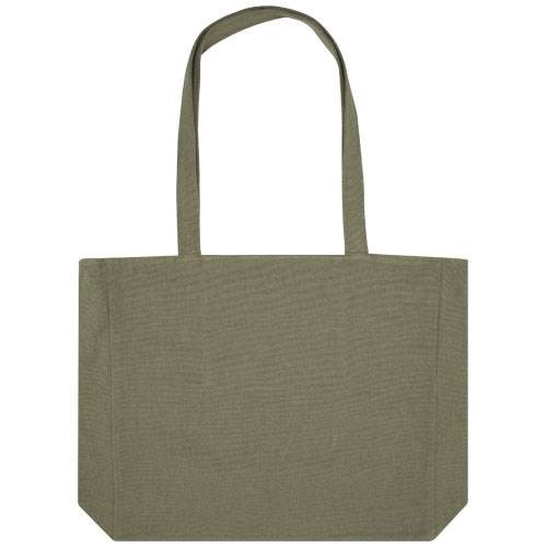 Obrázky: Zelená recyklov. nákupní taška se zipem, 500g, Obrázek 5