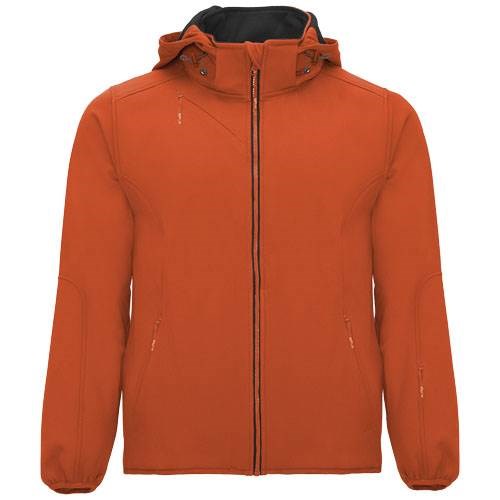 Obrázky: Oranžová unisex softshellová bunda Siberia XL