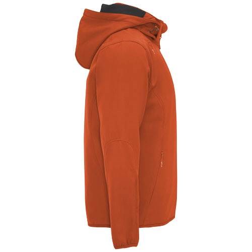 Obrázky: Oranžová unisex softshellová bunda Siberia XL, Obrázek 8