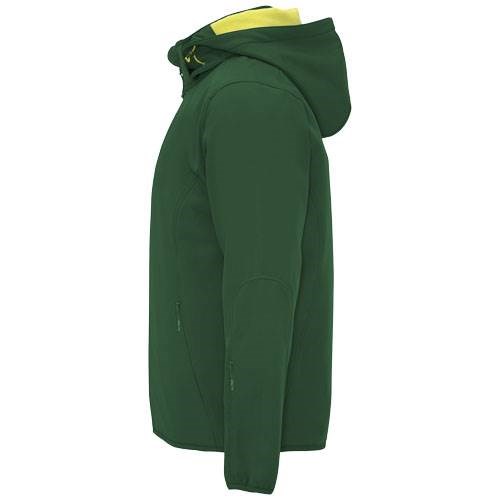 Obrázky: Zelená unisex softshellová bunda Siberia S, Obrázek 7