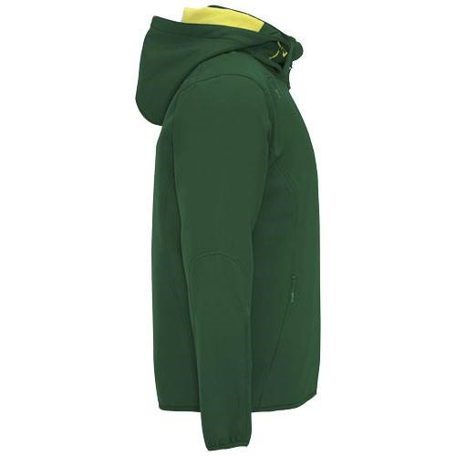 Obrázky: Zelená unisex softshellová bunda Siberia S, Obrázek 8
