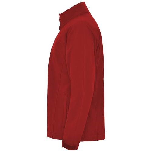 Obrázky: Červená unisex softshellová bunda Rudolph S, Obrázek 5