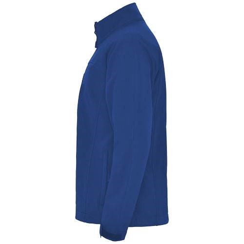 Obrázky: Modrá unisex softshellová bunda Rudolph M, Obrázek 5
