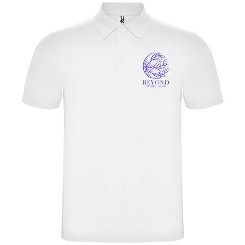 Obrázky: Bílá unisex polokošile Austral 180, XL, Obrázek 3