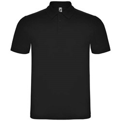 Obrázky: Černá unisex polokošile Austral 180, XXXL