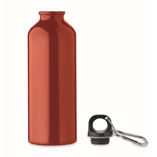 Obrázky: Červená láhev 500 ml z recyklovaného hliníku, Obrázek 2