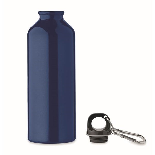 Obrázky: Tmavě nám.modrá láhev 500ml z recyklovaného hliníku, Obrázek 2