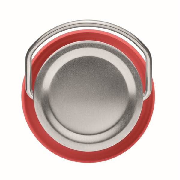 Obrázky: Červená nerez termoska s dvojitou stěnou 500 ml, Obrázek 5