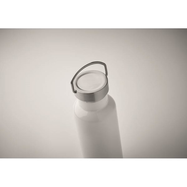 Obrázky: Bílá nerez termoska s dvojitou stěnou 500 ml, Obrázek 4