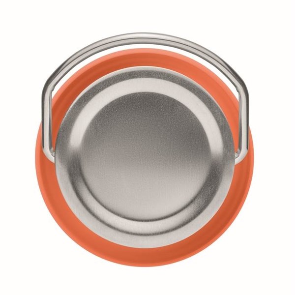 Obrázky: Oranžová nerez termoska s dvojitou stěnou 500 ml, Obrázek 7