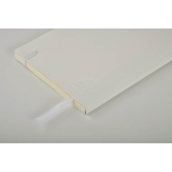 Obrázky: Bílý recyklovaný zápisník A5 s měkkými deskami, Obrázek 2