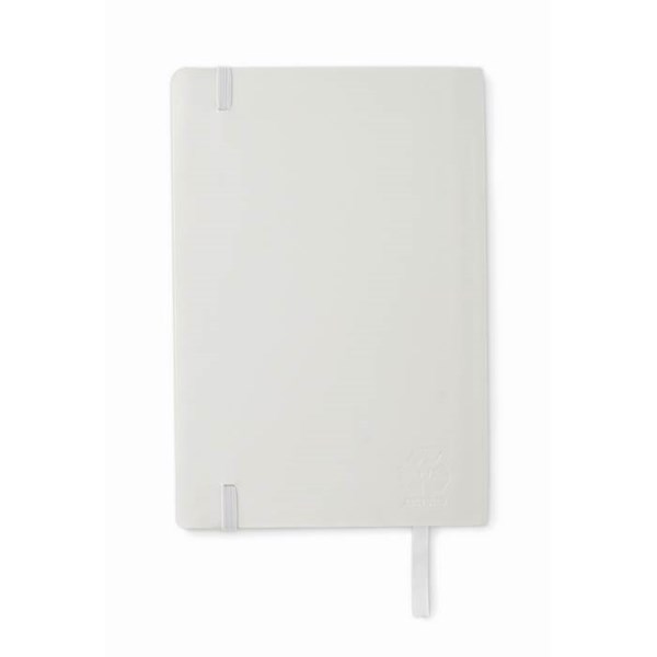 Obrázky: Bílý recyklovaný zápisník A5 s měkkými deskami, Obrázek 5