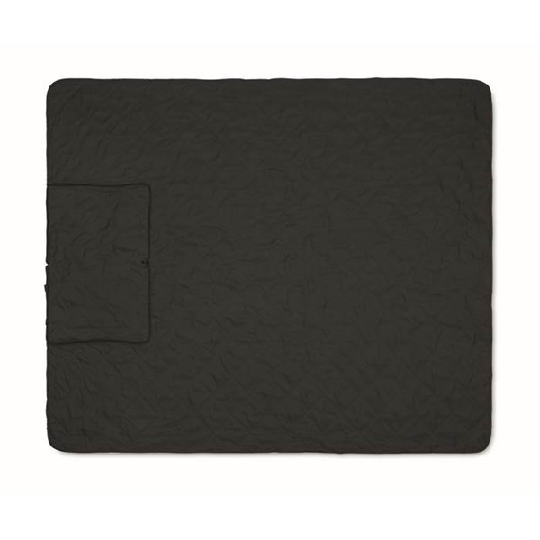 Obrázky: Černá skládací pikniková deka s dlouhým uchem, Obrázek 2