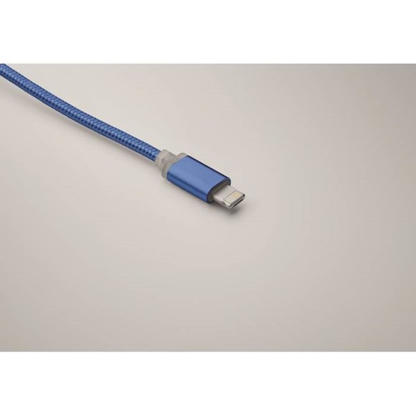Obrázky: Modrý nabíjecí kabel 4v1, typ C, Obrázek 3