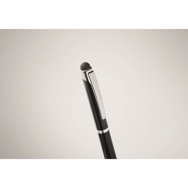 Obrázky: Černé otočné kuličkové pero se stylusem, MN, Obrázek 2