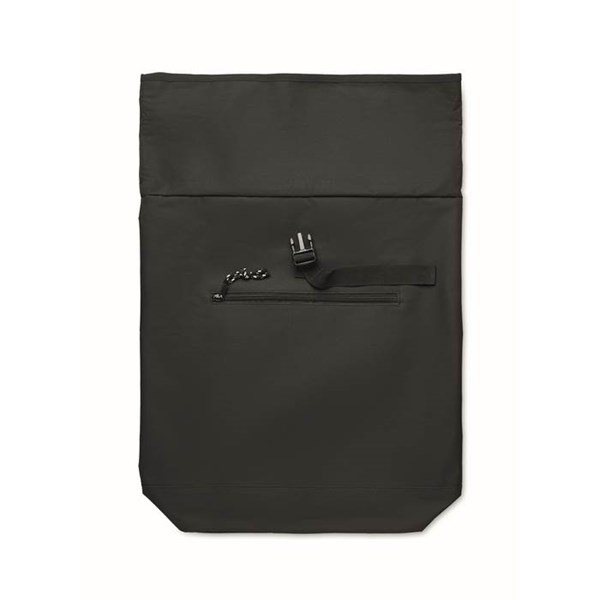 Obrázky: Černý polyest. rolovací batoh na notebook, Obrázek 7