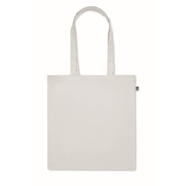 Obrázky: Bílá nákupní taška 220g, bio BA, dl. držadla, Obrázek 4