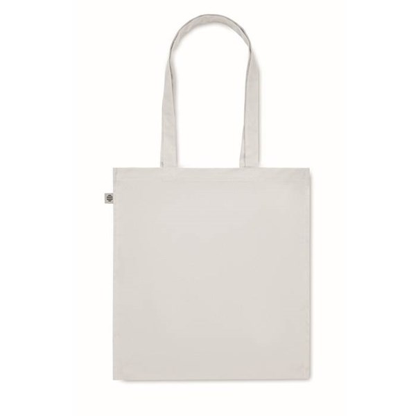 Obrázky: Bílá nákupní taška 220g, bio BA, dl. držadla, Obrázek 5