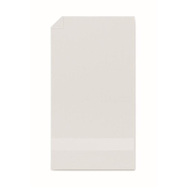 Obrázky: Bílý ručník z bio bavlny 50x30 cm 360g/m2, Obrázek 2