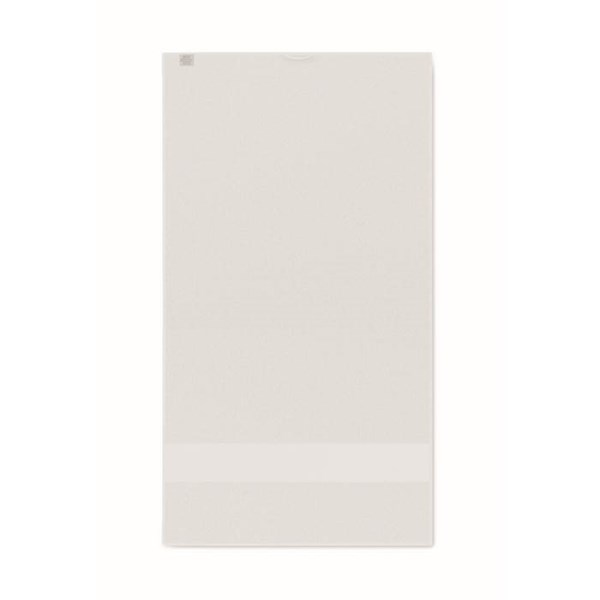Obrázky: Bílý ručník z bio bavlny 50x30 cm 360g/m2, Obrázek 3