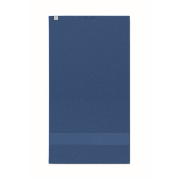 Obrázky: Král. modrý ručník z bio bavlny 50x30 cm 360g/m2, Obrázek 3