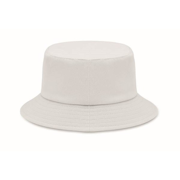 Obrázky: Bílý klobouček z broušené bavlny 260g, Obrázek 2