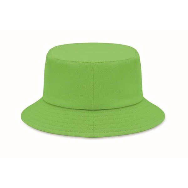 Obrázky: Sv. zelený klobouček z broušené bavlny 260g, Obrázek 2