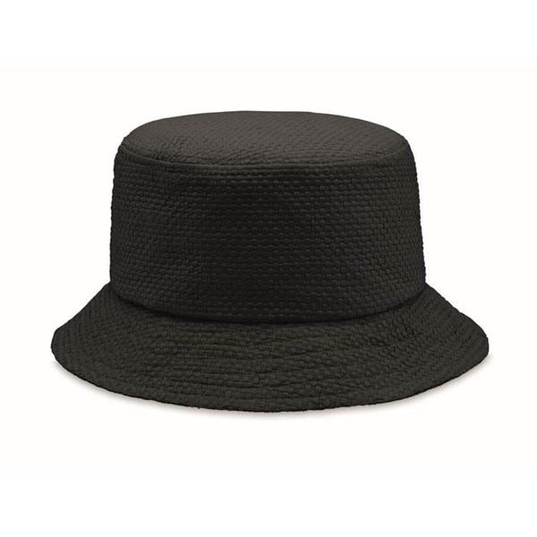 Obrázky: Černý papírový slaměný klobouček