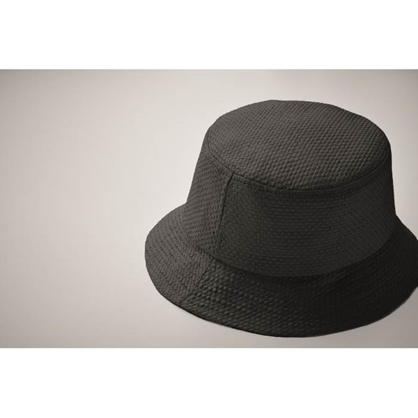 Obrázky: Černý papírový slaměný klobouček, Obrázek 3