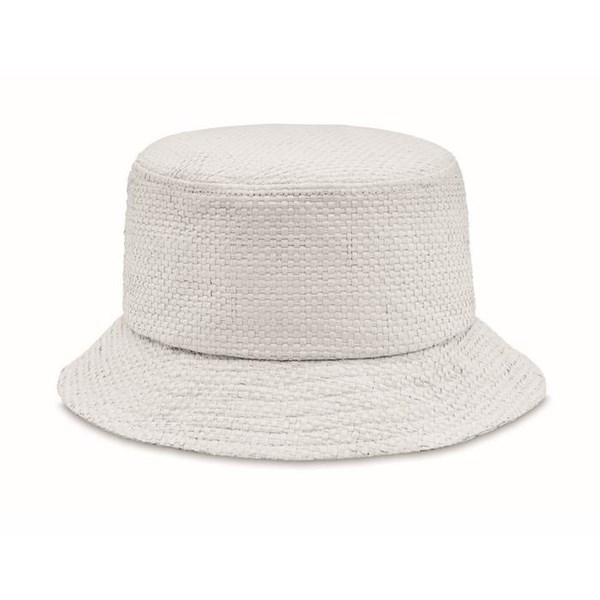 Obrázky: Bílý papírový slaměný klobouček