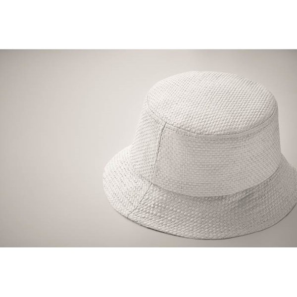 Obrázky: Bílý papírový slaměný klobouček, Obrázek 3