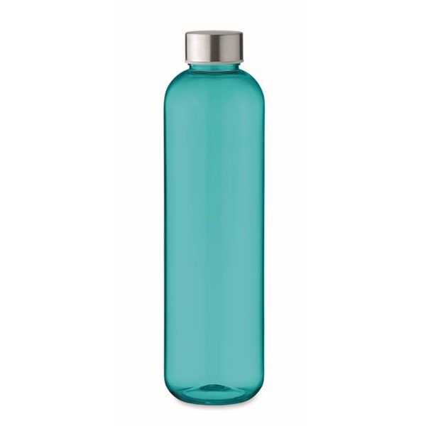 Obrázky: Transparentně modrá tritanová láhev, objem 1L
