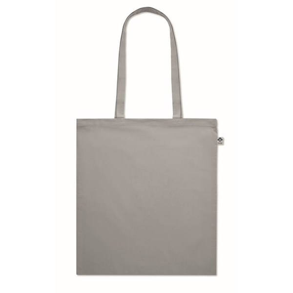Obrázky: Nákupní taška z bio bavlny, 180g, středně šedá, Obrázek 2