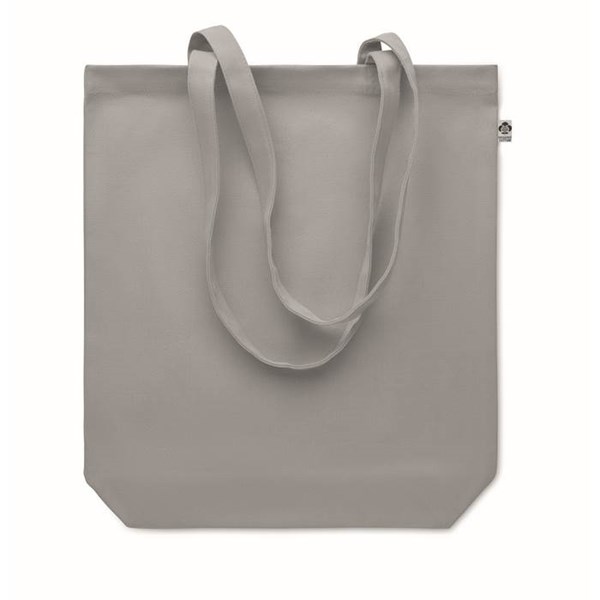 Obrázky: Nákupní taška z organické bavlny 270g, středně šedá, Obrázek 2