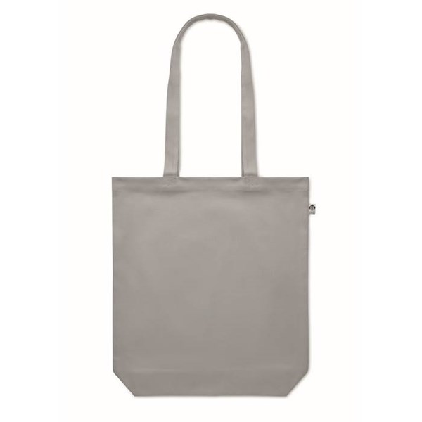 Obrázky: Nákupní taška z organické bavlny 270g, středně šedá, Obrázek 3