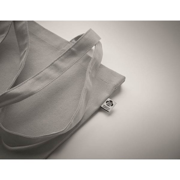 Obrázky: Nákupní taška z organické bavlny 270g, středně šedá, Obrázek 4