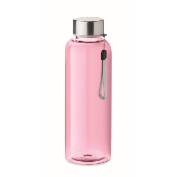 Obrázky: Transparentní růžová tritanová láhev 500 ml