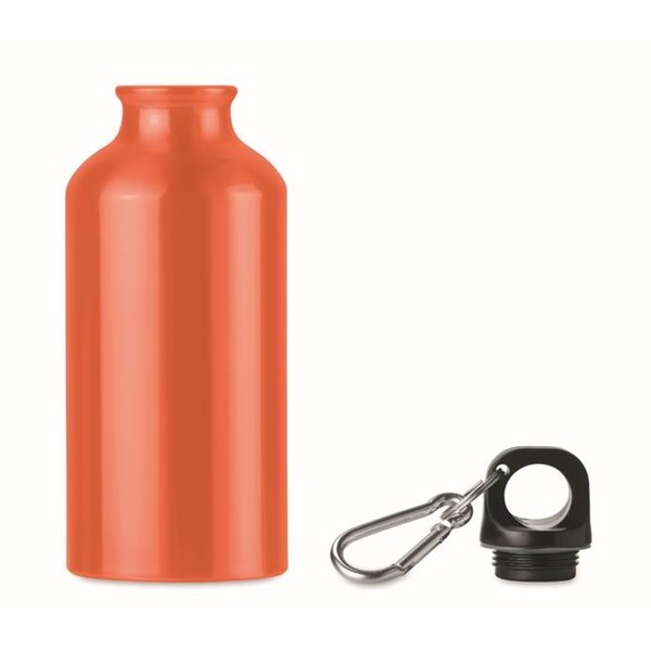 Obrázky: Hliníková láhev 400 ml, oranžová, Obrázek 2