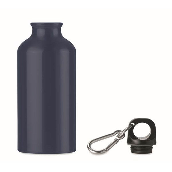 Obrázky: Hliníková láhev 400 ml, tmavě nám. modrá, Obrázek 2