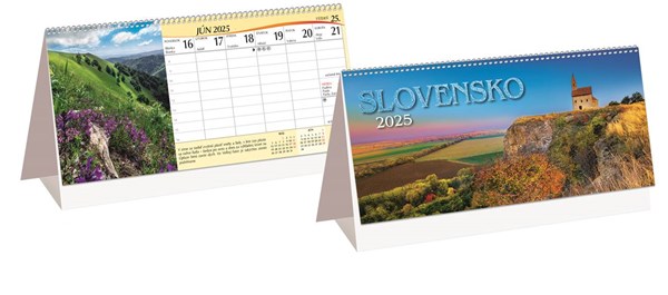 Obrázky: SLOVENSKO I., stolový stĺpcový kalendár,297x138, Obrázek 2